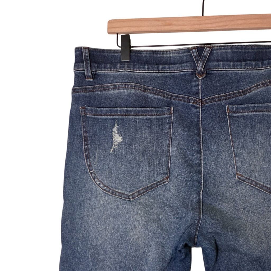 Democracy | Like New Ab Technology High Rise Ankle Distressed Skinny Jeans Sz 16 — image 7 of 8